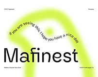 Mafinest – Modern Grotesk (Free Download)