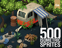 Isometric 3D Game Sprites – Manor Cafe