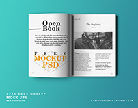 Open Book Mockup