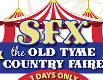 Old Tyme Country Faire Logo and Poster