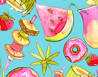 California Summer Stickers for iMessage