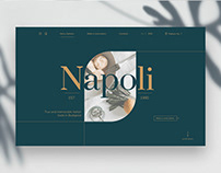 Landing page for the Italian restaurant