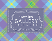 Winter 2013 Gallery Calendar