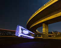 The new Audi Q2 - illuminating the night