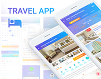 TravelApp - flight and Hotel mobile app design