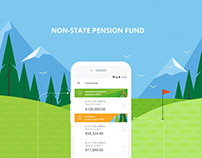 Mobile App for Non-state pension fund