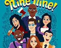 Brooklyn 99 Character Posters
