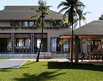 Beachfront Estate in Hawaii - 3D Visualization