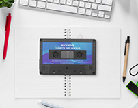 Free Cassette Tape Mockup PSD Template