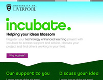 'Incubate' project management design concepts