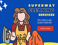 Instagram Post Design for Cleaning Company