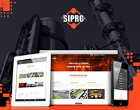 Website Sipro, S.A Automation Engineering Website