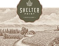 Shelter Point Distillery rendered by Steven Noble
