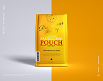 Free Packaging Pouch Mockup