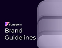 Brand identity guidelines - F letter logo design