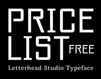 Pricelist Typeface
