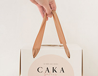 CAKA澳门甜品店蛋糕盒包装设计