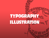 Typography Illustration - Frankenstein