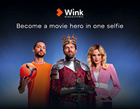 Wink swap-face app