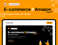 E-commerceXAmazon — UI UX Design & Webflow Development