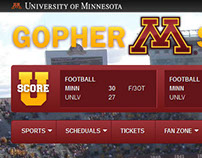 Gopher Sports - Redesign