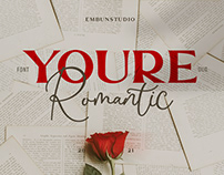Youre Romantic - a font duo