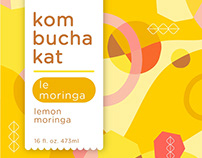 Abstract Packaging Design: Kombucha Kat
