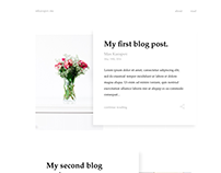 Simple Blog Design