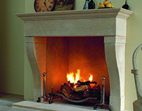 Marseilles Marble & Limestone Fireplace Mantel