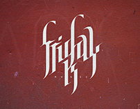 friday 13 logotype