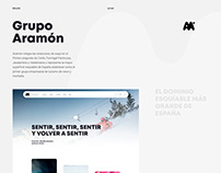 Diseño Web, UX/UI Grupo Aramón