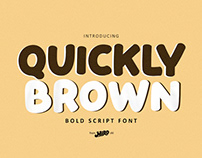Quickly Brown - Bold Script Font