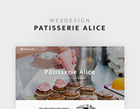 Pâtisserie Alice - Site web