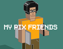 My pix friends illustration