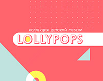 Postcard for the collection "Lollypops"