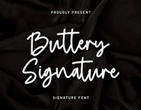 BUTTERY - Signature Font