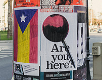 Are you here? — Posters for agitation