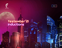 Festember Inductions Landing Page
