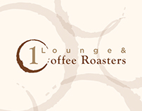 1 Lounge & Coffee Roasters Logo and Stationery