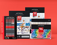 ARTEZA. Art supplies branding.