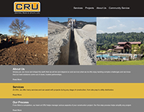 Road and Utility Company Website Design