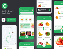 Gronik - Grocery Shop Mobile App UI Kit