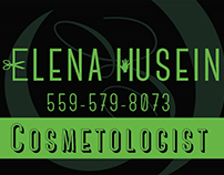 Cosmetologist Business Card