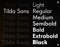 Tilda Sans Typeface