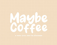 Maybe Coffee Display Font