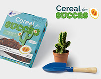 Cereal for Succas Package Design - Mock Cereal Box