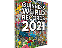 Guinness World Records 2021 Book Cover Illustration