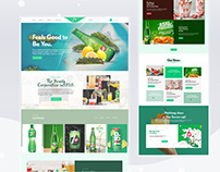 7UP Website Redesign Template