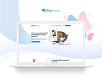 ShopMessage Website Design UI/UX