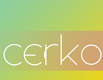 Cerko - geometric-futuristic free font